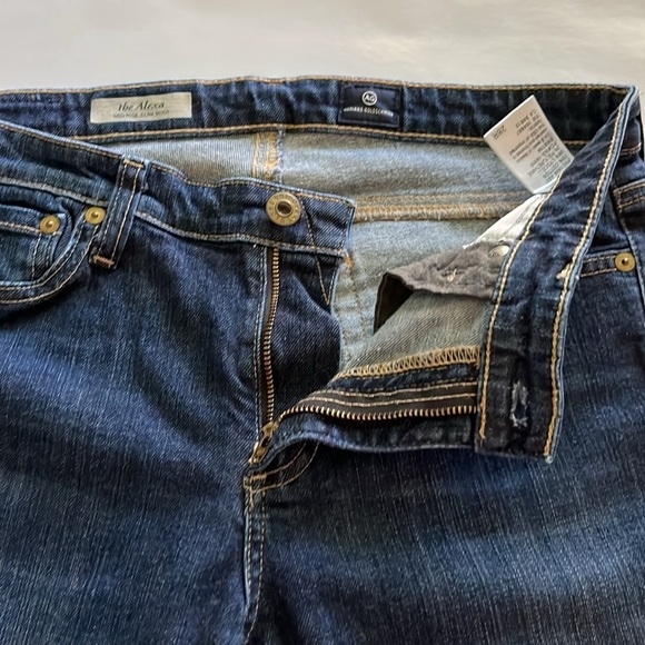 Ag Adriano Goldschmied The Alexa Mid Rise Slim Boot Size 28 R - Picture 16 of 16